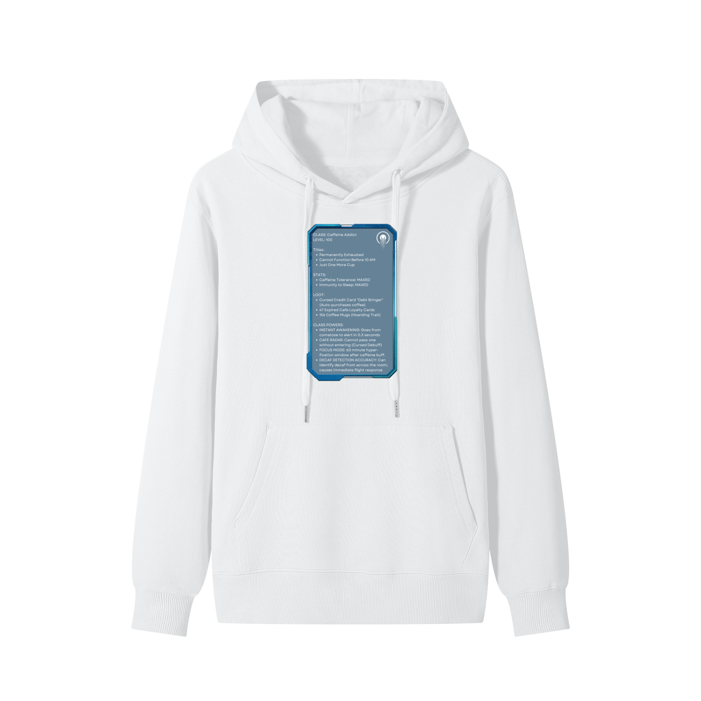 Class: Coffee Addict | 100% Cotton Hoodie