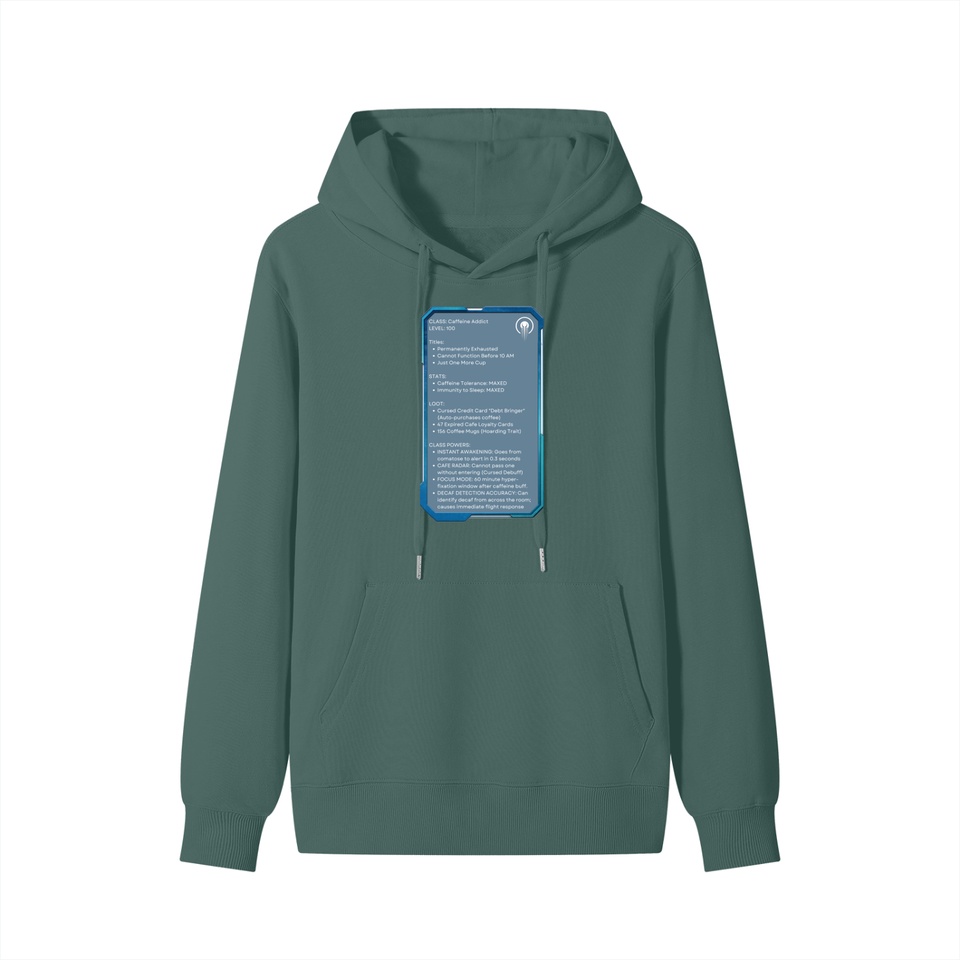 Class: Coffee Addict | 100% Cotton Hoodie