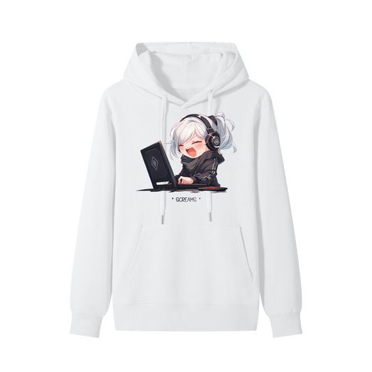 *screams* Adorable Chibi Gamer | 100% Cotton Hoodie