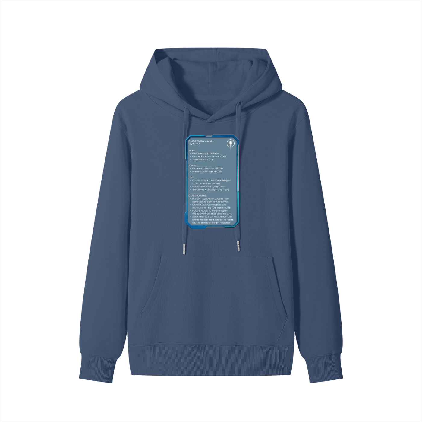 Class: Coffee Addict | 100% Cotton Hoodie